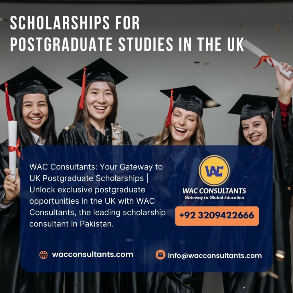Scholarships for Postgraduate Studies in UK