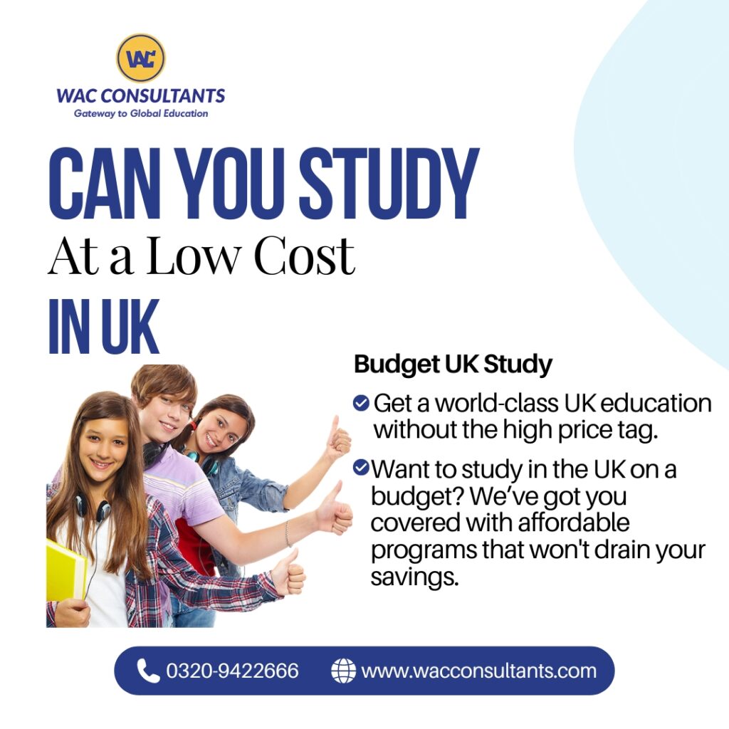 Can You Study At A Low Cost in UK