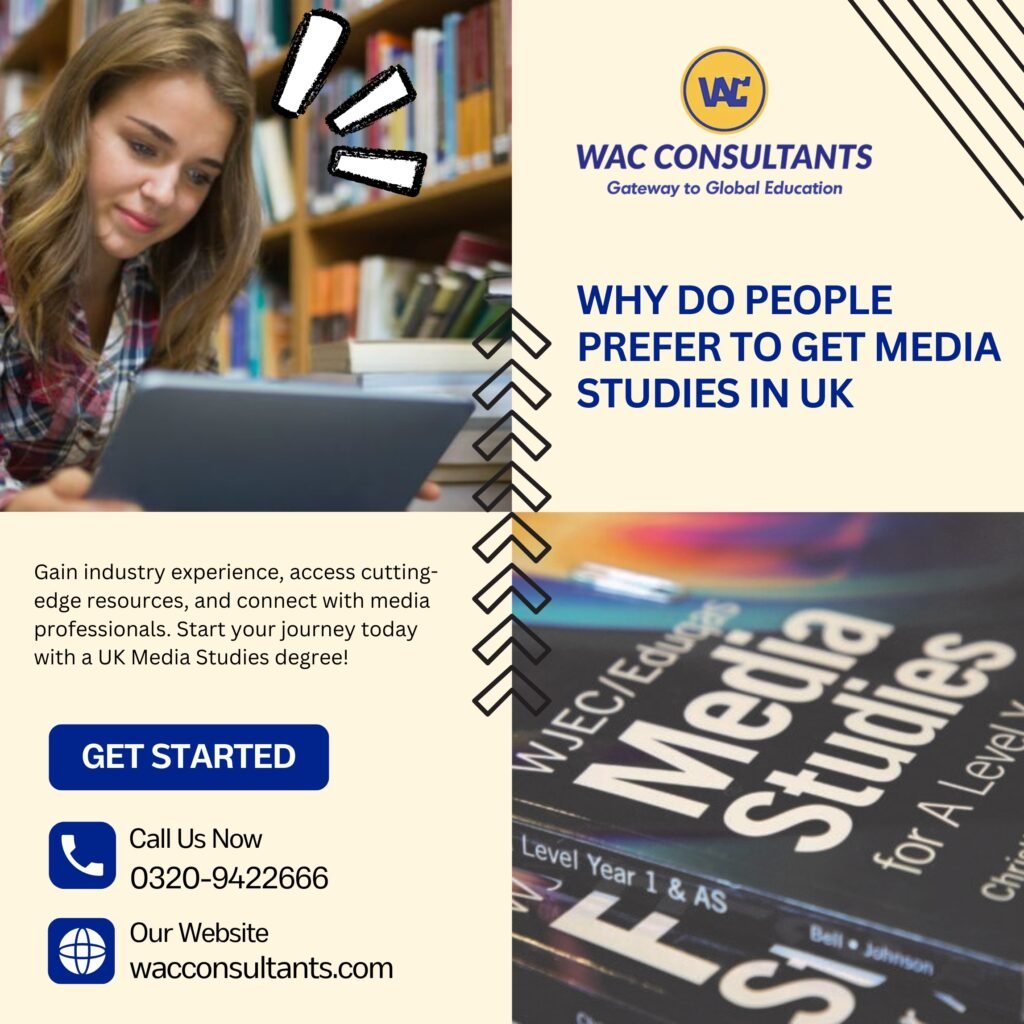 Why do people prefer to get media studies in UK
