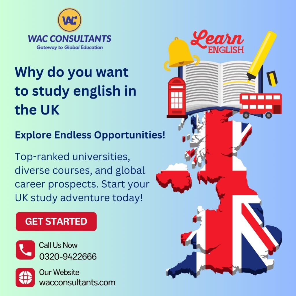 Why do you want to study english in the UK