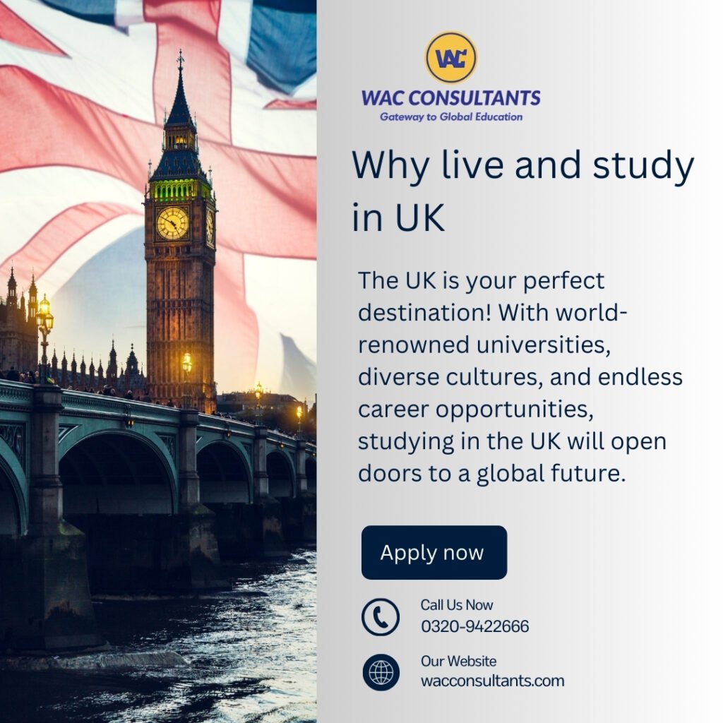 Why live and study in UK