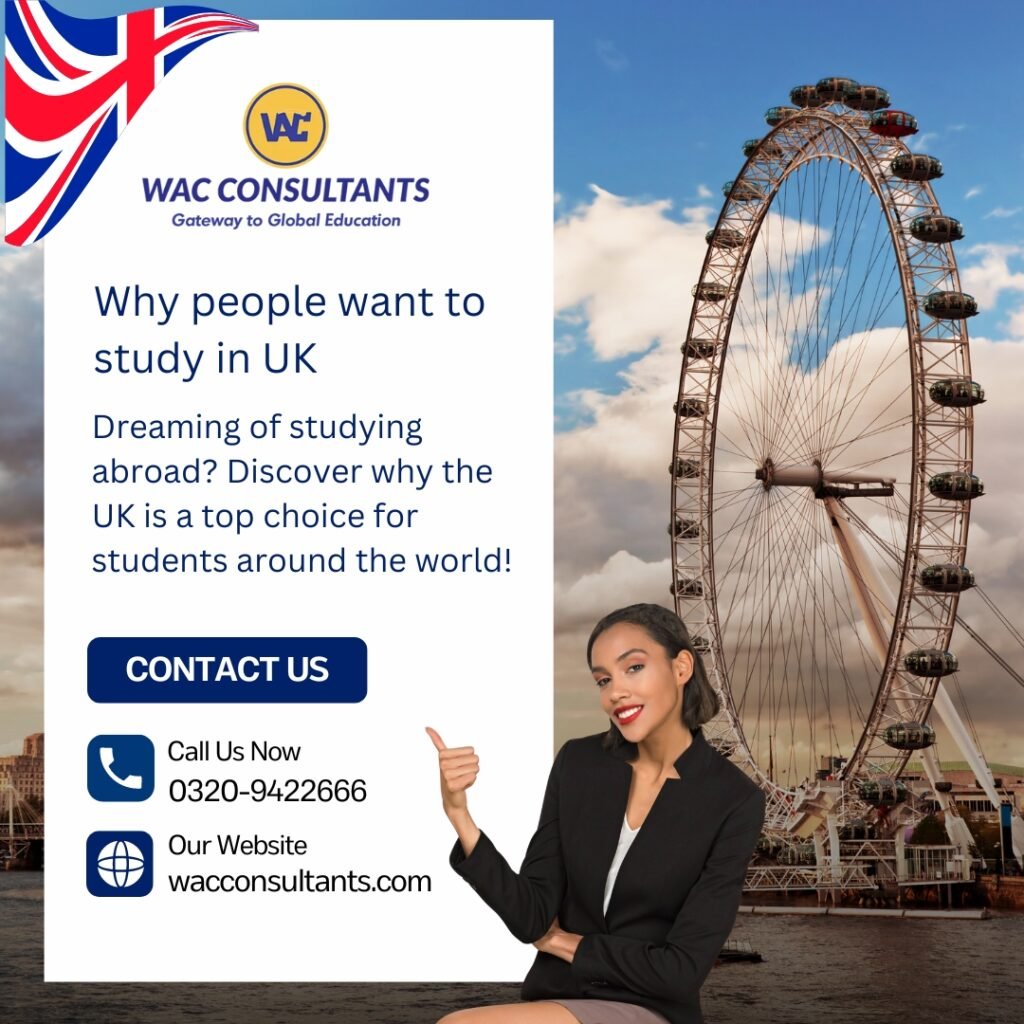 Why people want to study in UK