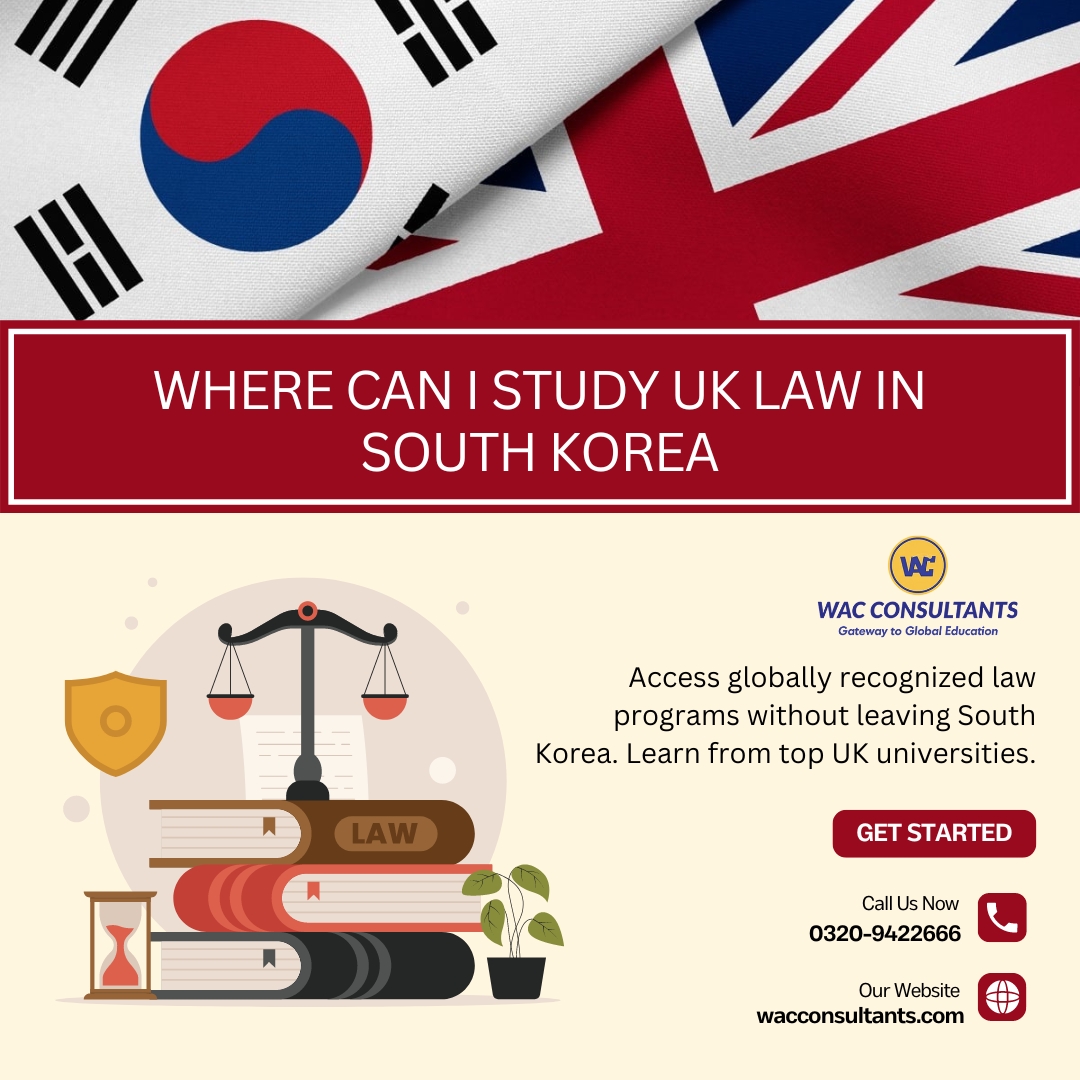 Where can i study UK law in South Korea