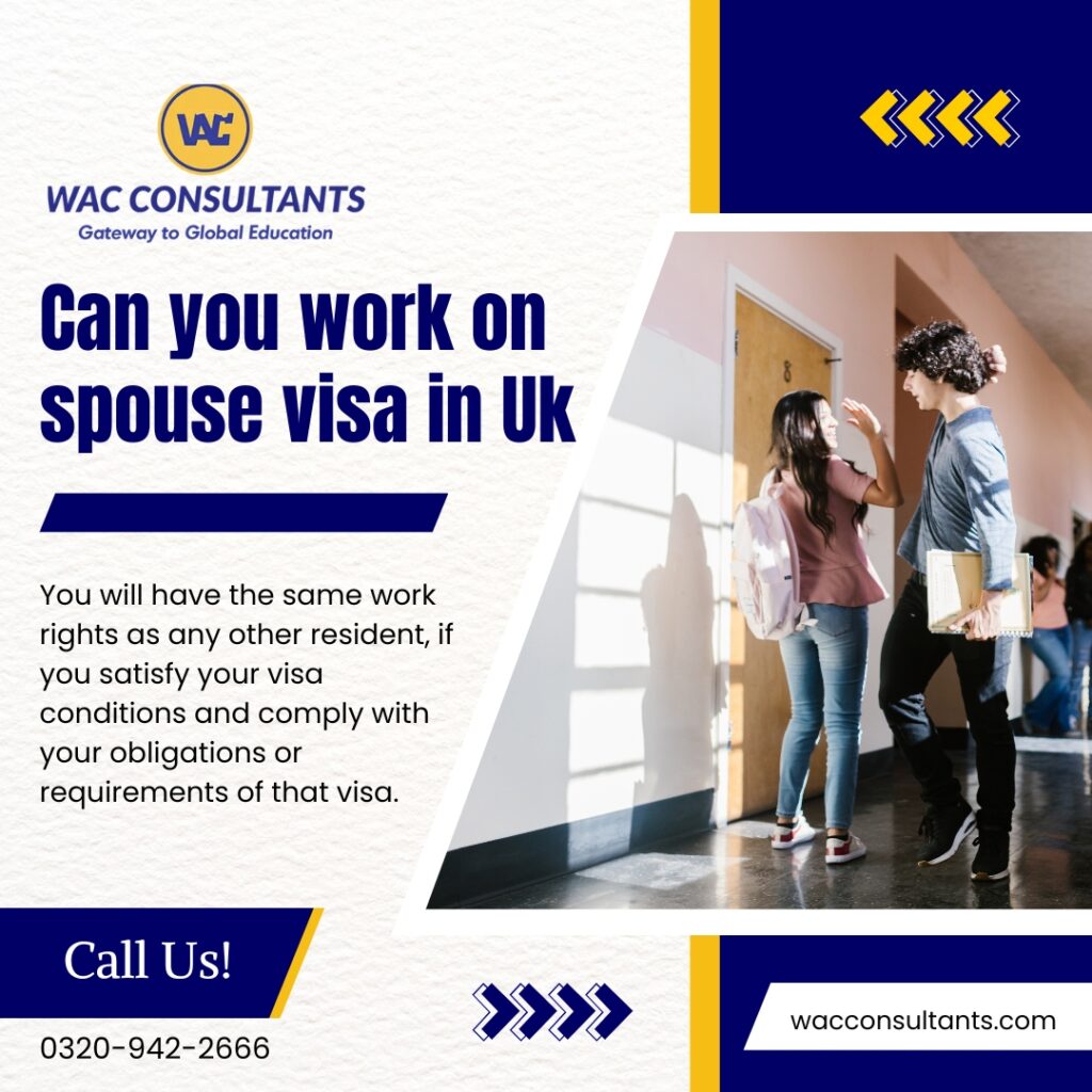 Can you work on spouse visa in Uk