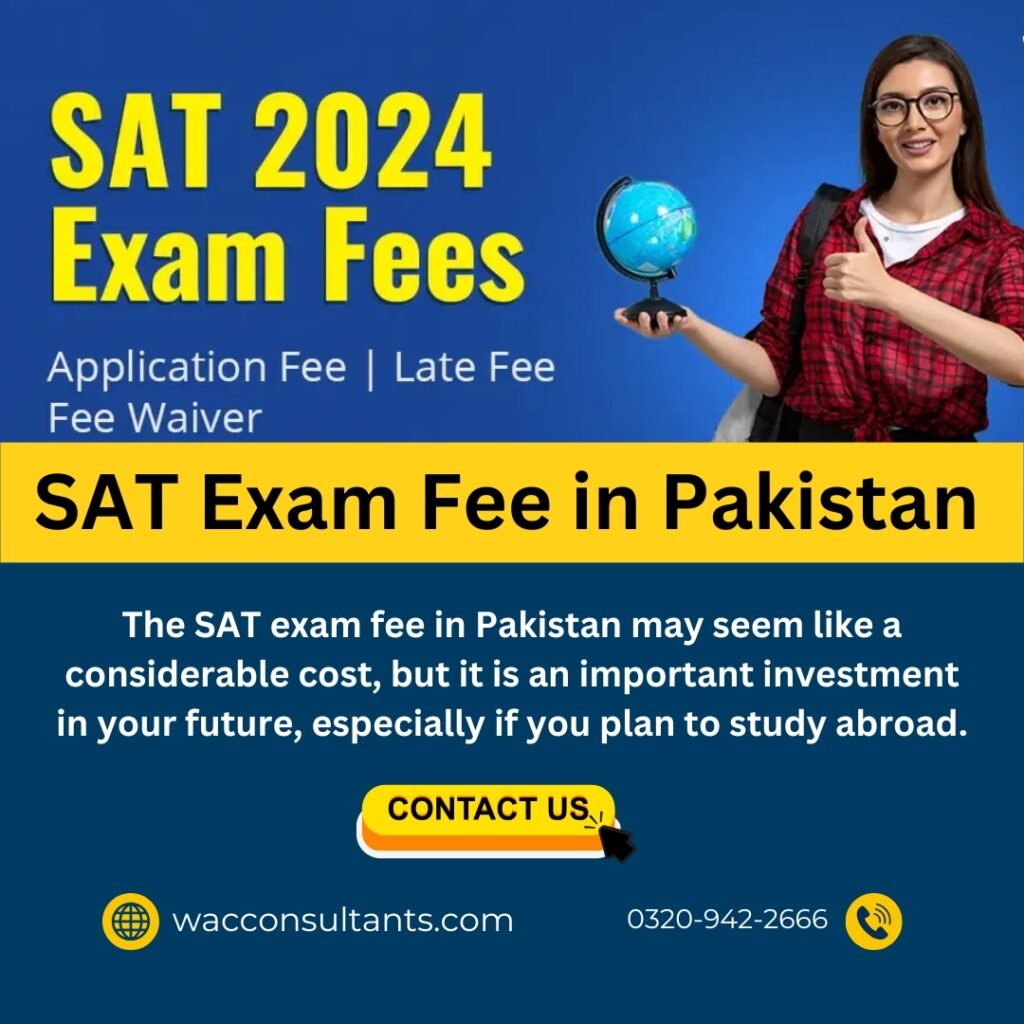 SAT Exam Fee in Pakistan