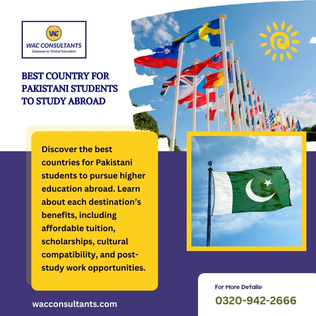 best country for pakistani students