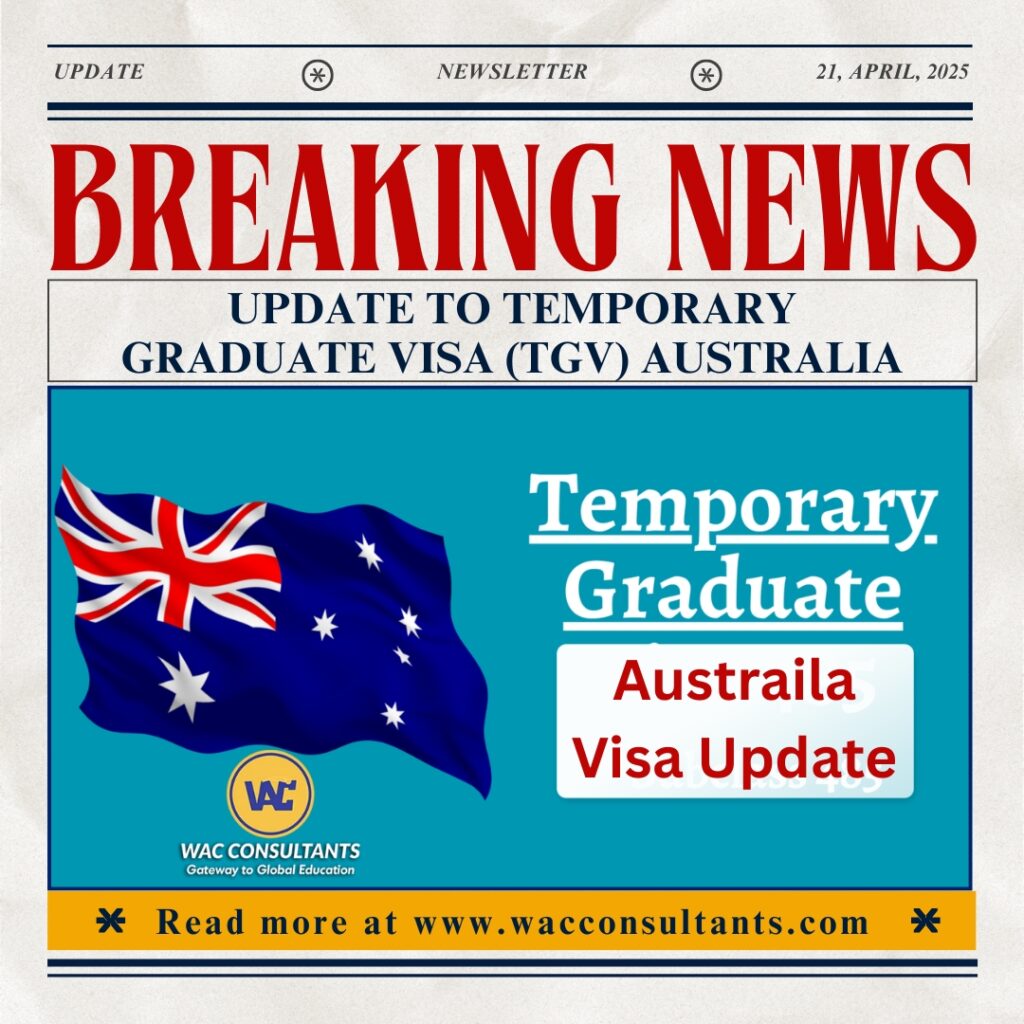 Update to Temporary Graduate Visa (TGV)