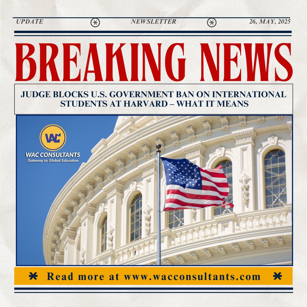 Judge Blocks U.S. Government Ban on International Students at Harvard – What It Means
