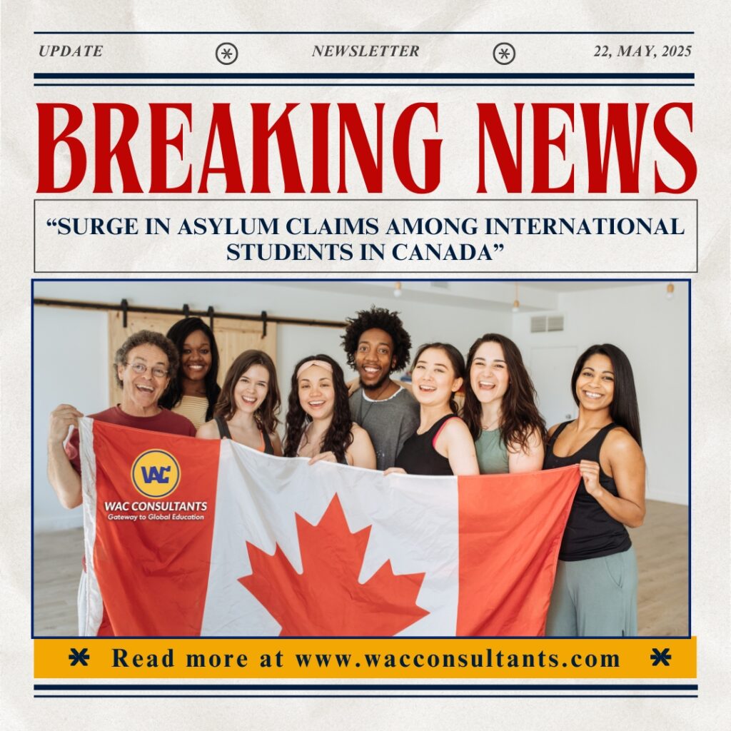 “Surge in Asylum Claims Among International Students in Canada”