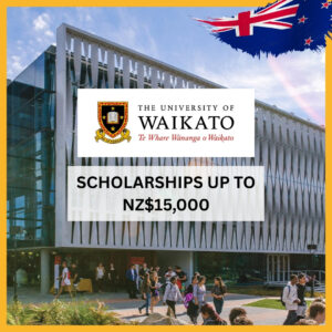 🎓 Study at the University of Waikato, New Zealand!