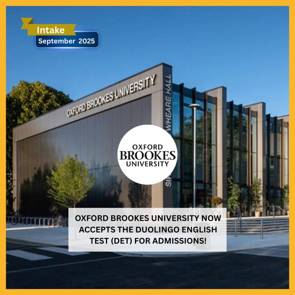 🎓 Study at Oxford Brookes University – September 2025 Intake!