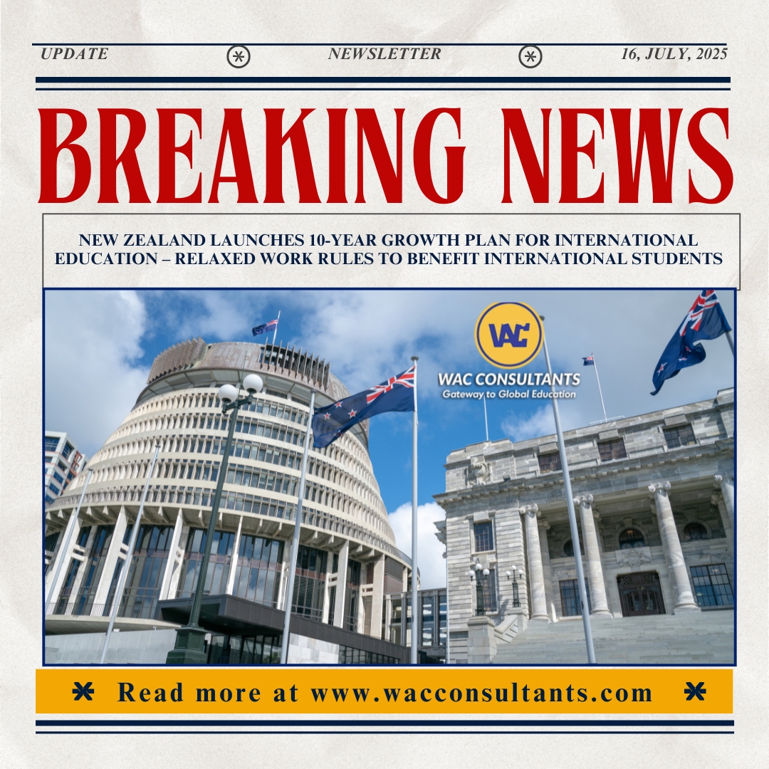 New Zealand Launches 10-Year Growth Plan for International Education – Relaxed Work Rules to Benefit International Students
