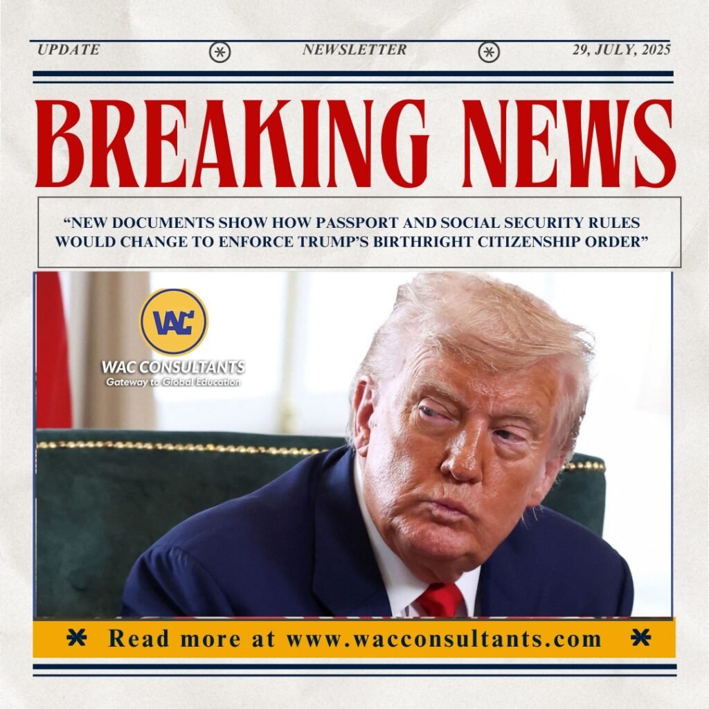 “New documents show how passport and Social Security rules would change to enforce Trump’s birthright citizenship order”
