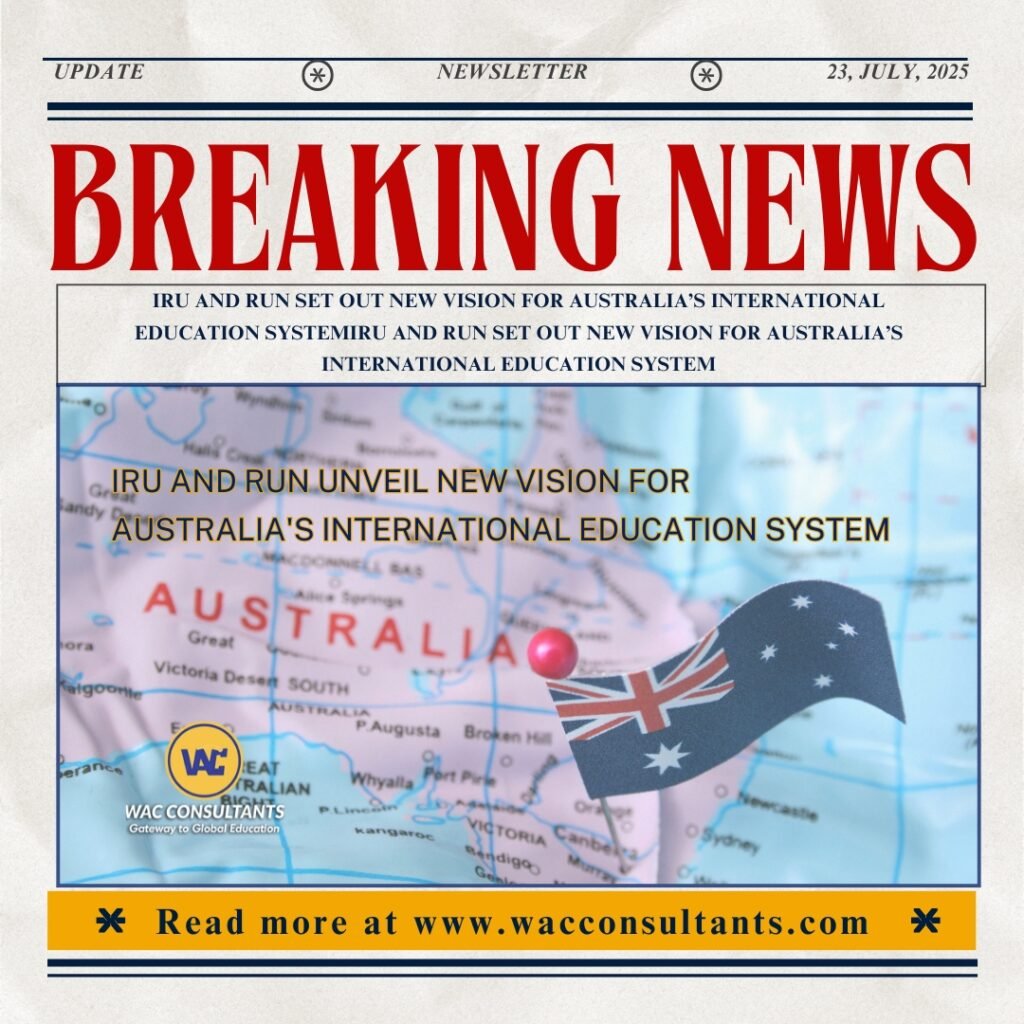 IRU and RUN Set Out New Vision for Australia’s International Education System
