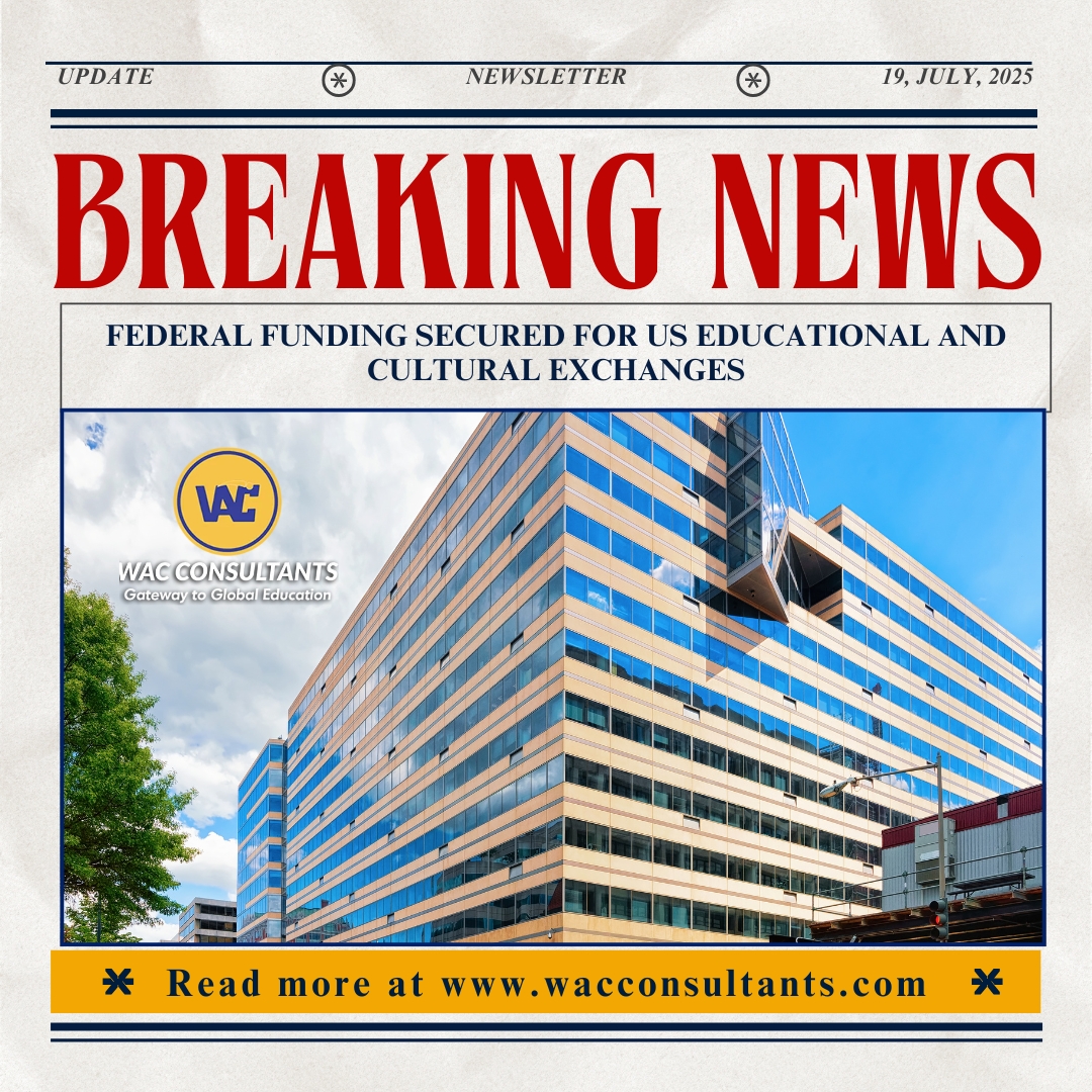 Federal Funding Secured for US Educational and Cultural Exchanges