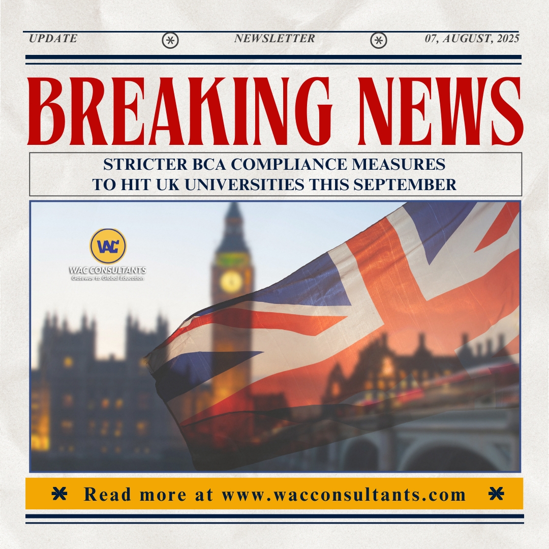 Stricter BCA Compliance Measures to Hit UK Universities This September