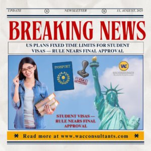 US Plans Fixed Time Limits for Student Visas — Rule Nears Final Approval