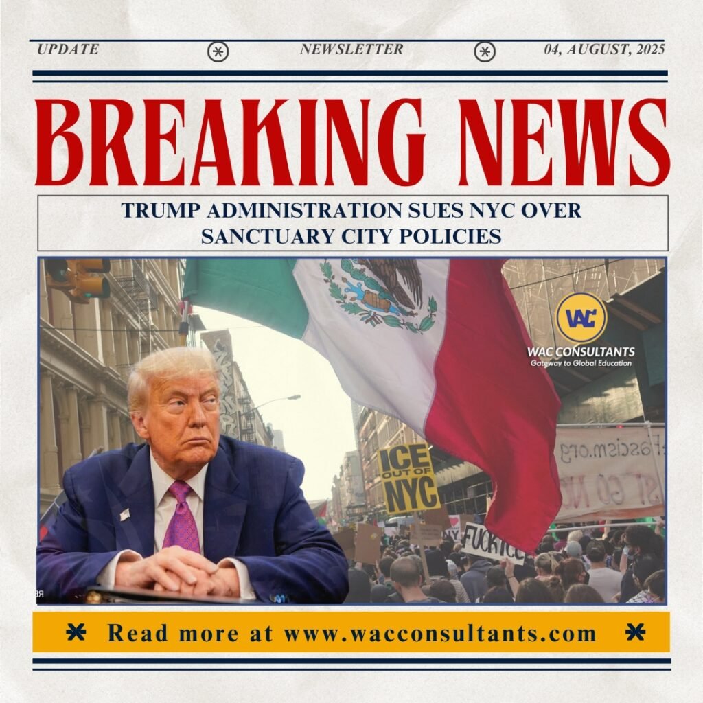 Trump Administration Sues NYC Over Sanctuary City Policies
