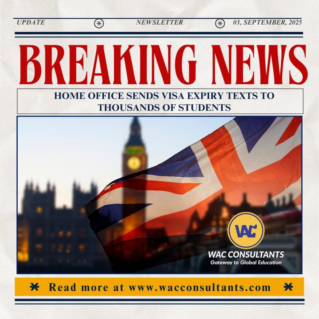 Home Office Sends Visa Expiry Texts to Thousands of Students