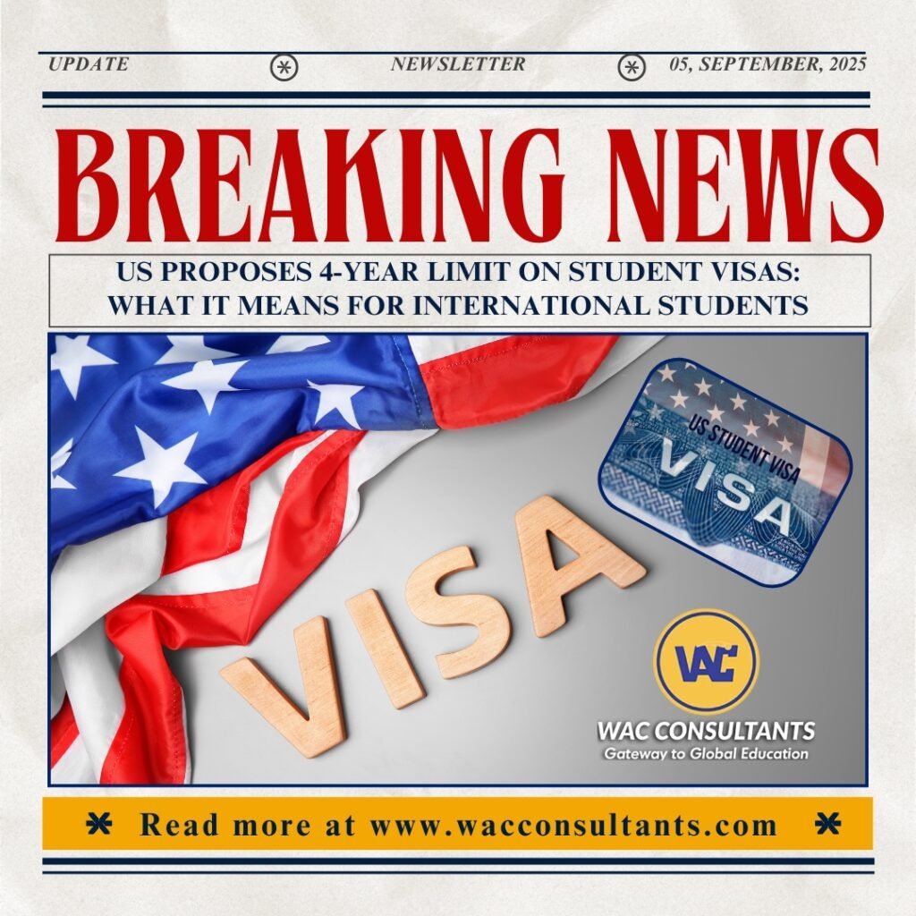 US Proposes 4-Year Limit on Student Visas: What It Means for International Students