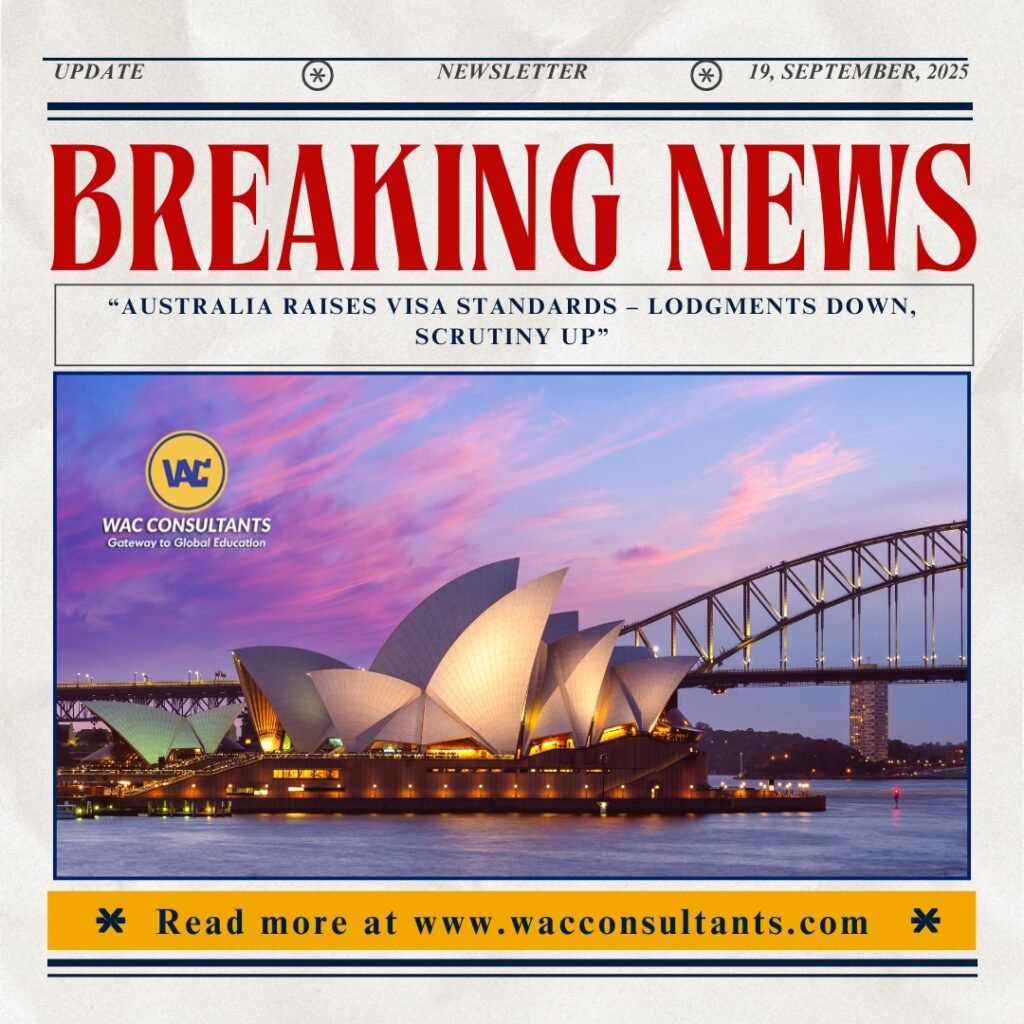 “Australia Raises Visa Standards – Lodgments Down, Scrutiny Up”