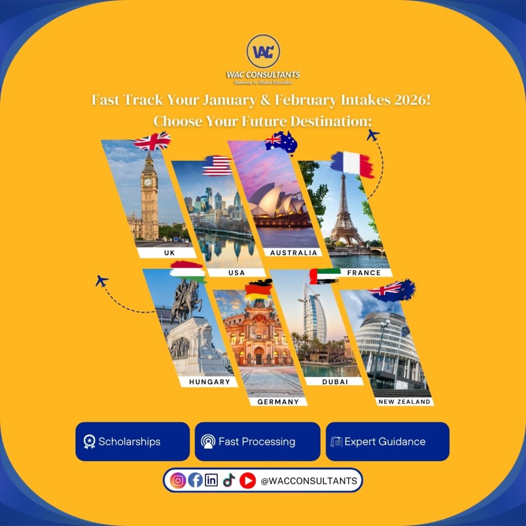 Fast Track Your January & February 2026 Intakes