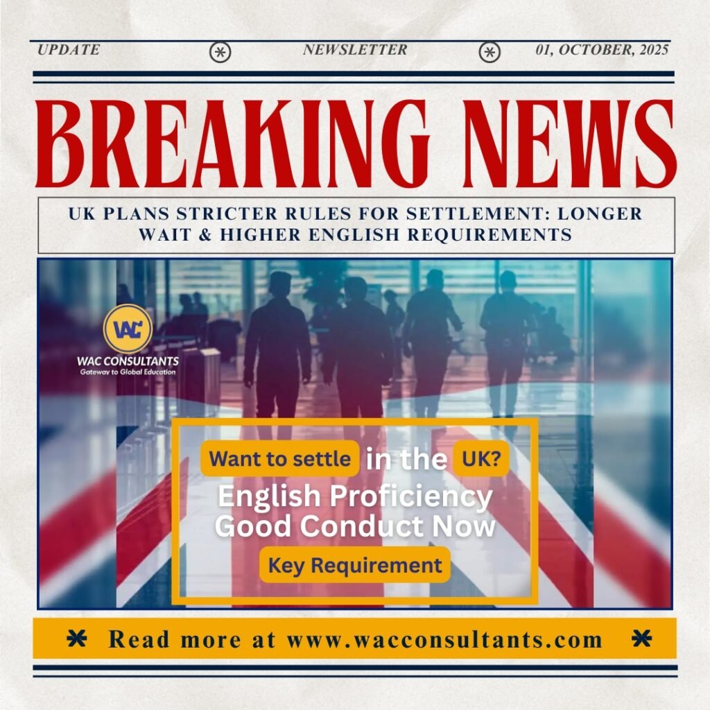 UK Plans Stricter Rules for Settlement: Longer Wait & Higher English Requirements