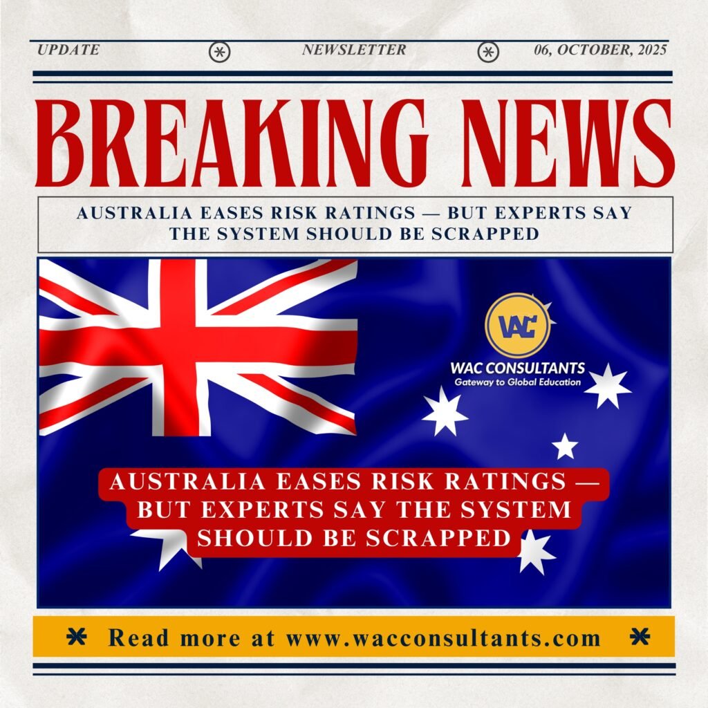 Australia Eases Risk Ratings — But Experts Say the System Should Be Scrapped