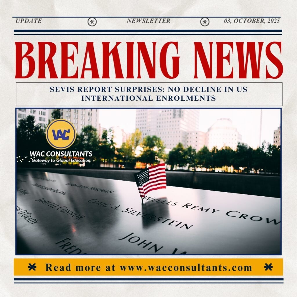 SEVIS Report Surprises: No Decline in US International Enrolments