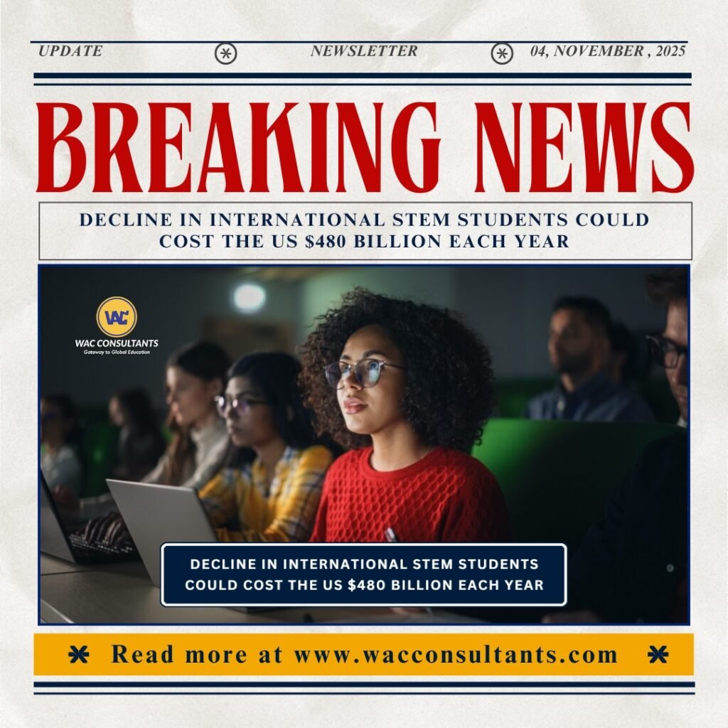Decline in International STEM Students Could Cost the US $480 Billion Each Year