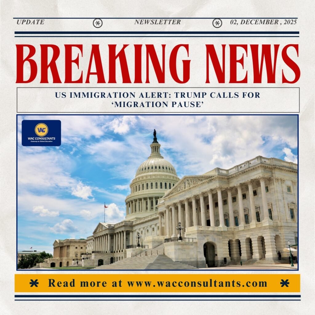 US Immigration Alert: Trump Calls for ‘Migration Pause’