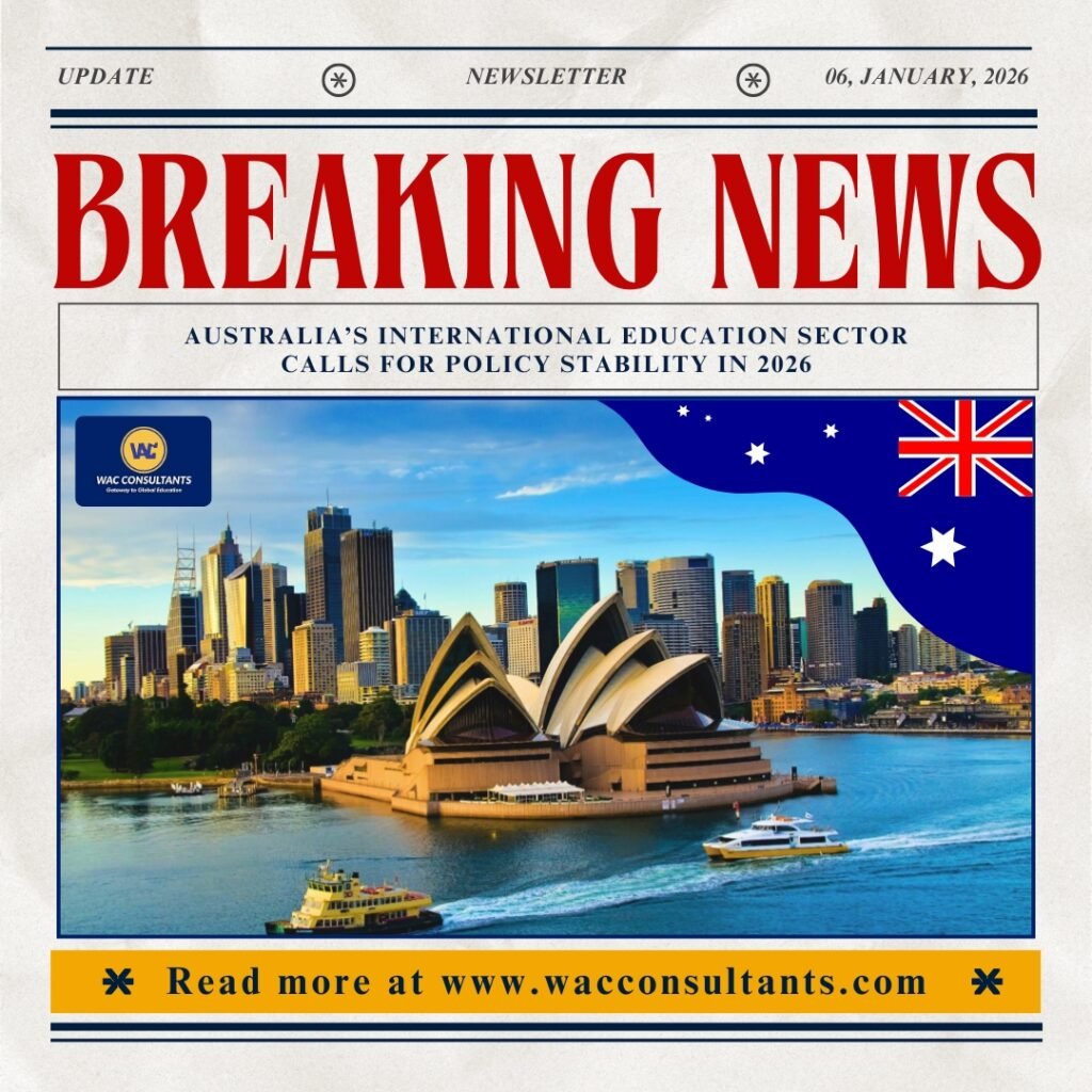 Australia’s International Education Sector Calls for Policy Stability in 2026
